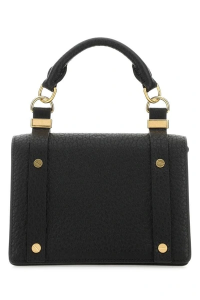 Chloé Chloe Woman Black Leather Small Ora Handbag