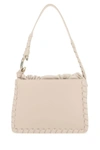 Chloé Leather Shoulder Bag With Front And Back Pockets In Pink