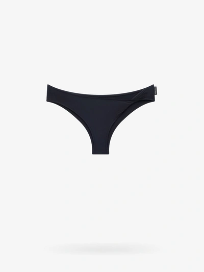 Courrèges Twisted Bikini Bottoms In Black  