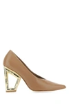 CULT GAIA CULT GAIA WOMAN BISCUIT LEATHER ASTER PUMPS