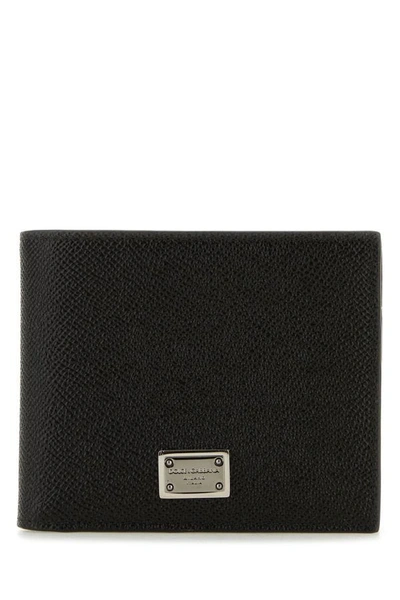 Dolce & Gabbana Man Black Leather Wallet