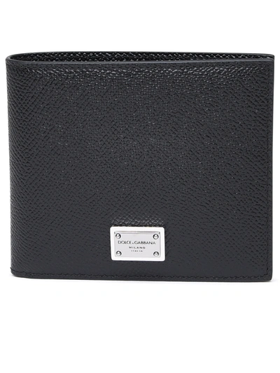 Dolce & Gabbana Man  Black Leather Wallet