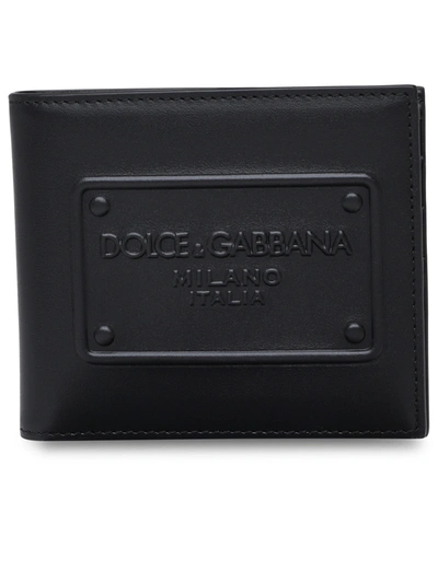 Dolce & Gabbana Man  Black Leather Wallet