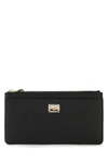 Dolce & Gabbana Dolce&gabbana Dauphine Zipped Card Holder In Black