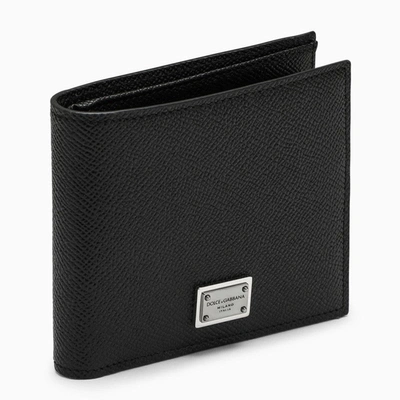 Dolce & Gabbana Dolce&gabbana Black Leather Bi-fold Wallet Men
