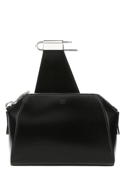 Givenchy Man Black Leather Small Antigona Crossbody Bag