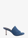 GIVENCHY GIVENCHY WOMAN 4G WOMAN BLUE SANDALS