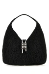 Givenchy Fabric G-hobo Mini Handbag With Chain Detail In Black