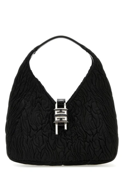 GIVENCHY GIVENCHY WOMAN BLACK FABRIC G-HOBO MINI HANDBAG