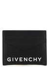 GIVENCHY GIVENCHY WOMAN BLACK LEATHER CARD HOLDER