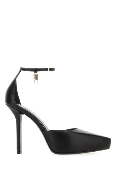 Givenchy Woman Black Leather G-lock Pumps