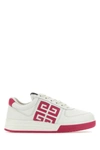 GIVENCHY GIVENCHY WOMAN TWO-TONE LEATHER G4 SNEAKERS