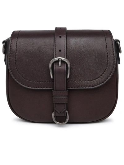 Golden Goose Deluxe Brand Small Francis Buckled Shoulder Bag In Brown