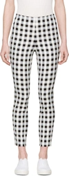 RAG & BONE Black & White Check Simone Trousers