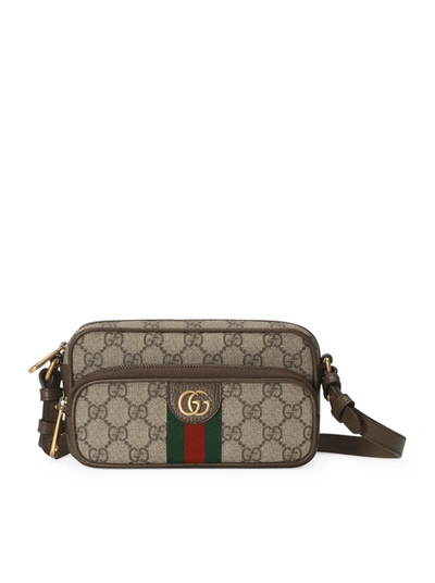 Gucci Women Ophidia Mini Bag In Brown