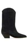 ISABEL MARANT ISABEL MARANT WOMAN SLATE SUEDE WASHED ICONIC S ANKLE BOOTS