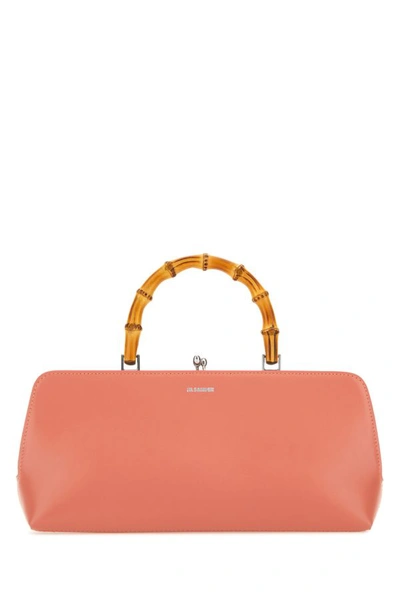 Jil Sander Goji Bamboo Mini Handbag In Pink