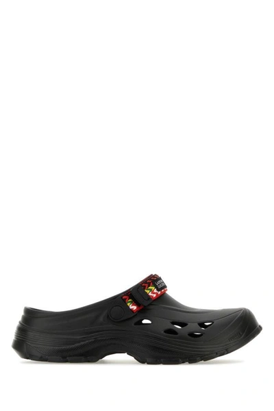 Lanvin Black Suicoke Edition Mok Curb Sandals