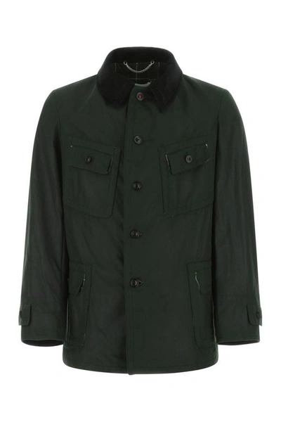 Maison Margiela Man Jacket Dark Green Size 38 Cotton