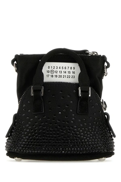 Maison Margiela Mini 5ac Classic Embellished Tote Bag In Black