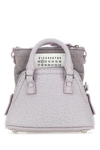 MAISON MARGIELA MAISON MARGIELA WOMAN LILAC LEATHER AND FABRIC 5AC CLASSIQUE BABY HANDBAG