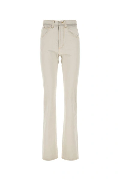 MAISON MARGIELA MAISON MARGIELA WOMAN CHALK DENIM JEANS