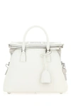 Maison Margiela White Leather 5ac Handbag In White