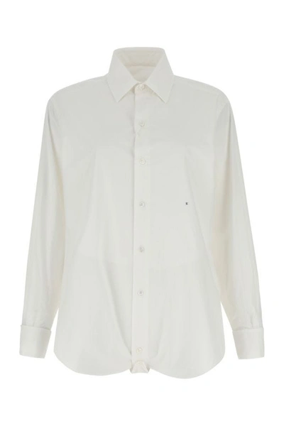Maison Margiela Woman White Poplin Shirt