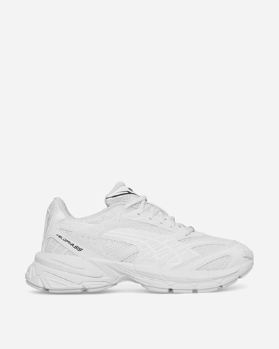 Puma Nitro Textured Neutral Sneakers In White