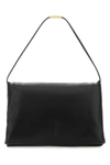 Marni Woman Black Leather Shoulder Bag In Black