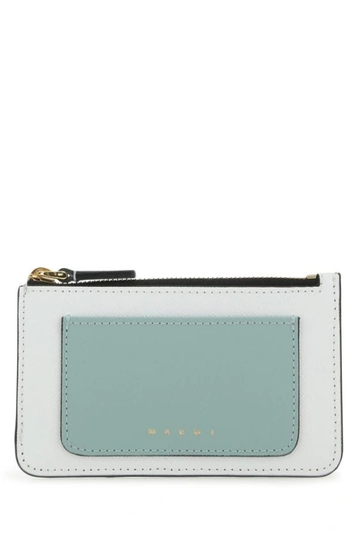 Marni Woman Multicolor Leather Card Holder | ModeSens