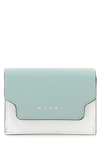 Marni Woman Multicolor Leather Wallet