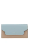 Marni Women Two-tone Leather Key Chain Case In Multicolor
