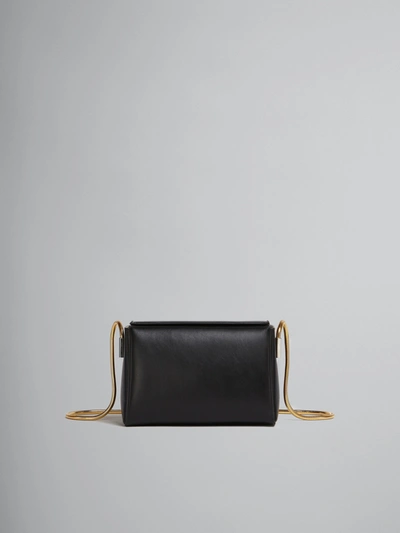 Marni Small Toggle Bag In Leather In Black