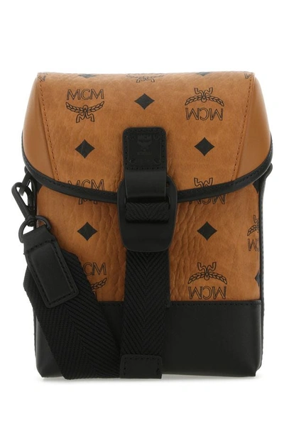 MCM MCM UNISEX PRINTED FABRIC CROSSBODY BAG