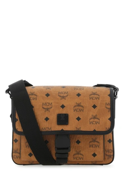 Mcm Medium Klassik Messenger Bag In Brown