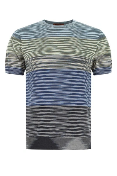 MISSONI MISSONI MAN EMBROIDERED COTTON T-SHIRT