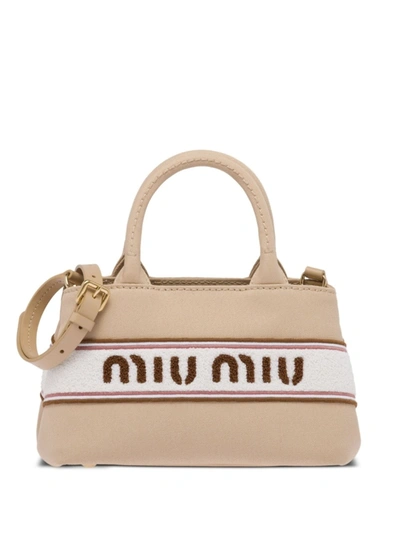 Miu Miu Women Tote Bag In Cream
