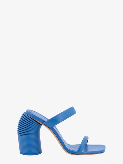 OFF-WHITE OFF WHITE WOMAN TONAL SPRING WOMAN BLUE SANDALS