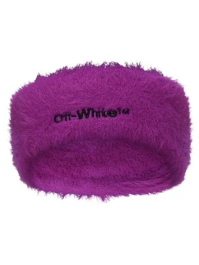 Off-white Fucsia Polyamide Band In Violet