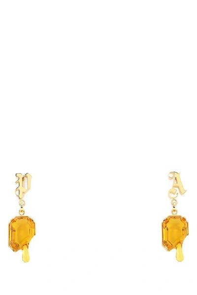 PALM ANGELS PALM ANGELS WOMEN GOLDEN METAL EARRINGS