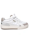 PALM ANGELS PALM ANGELS WOMAN PALM ANGELS UNIVERSITY WHITE LEATHER SNEAKERS