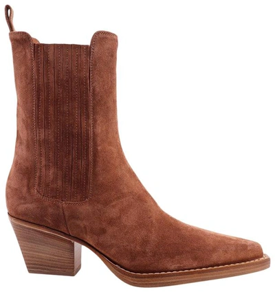 Paris Texas Women Brown Woman Suede Ankle Boots/booties