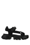 PRADA PRADA MAN BLACK NYLON SANDALS