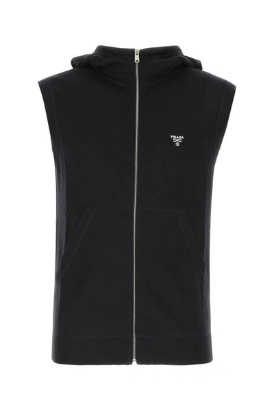 Prada Man Gilet In Black