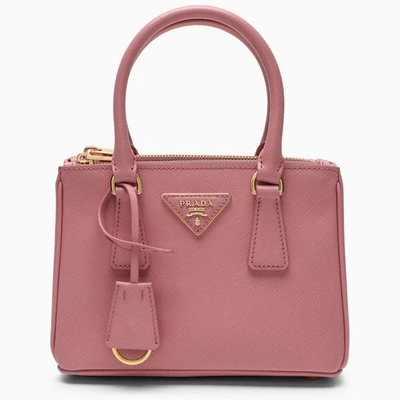 Prada Mini Petalo-coloured Galleria Handbag Women In Pink