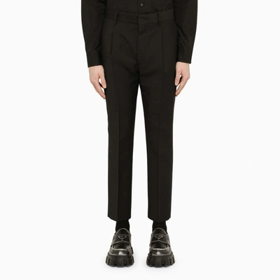 Prada Regular Black Trousers Men