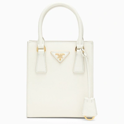 Prada White Saffiano Handbag Women