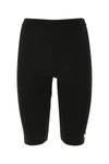 Prada Black Viscose Blend Leggings In Black