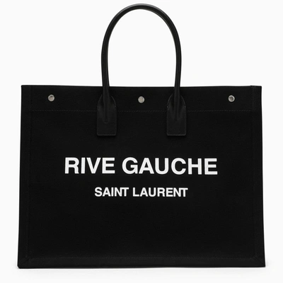 SAINT LAURENT SAINT LAURENT RIVE GAUCHE BLACK TOTE BAG WOMEN